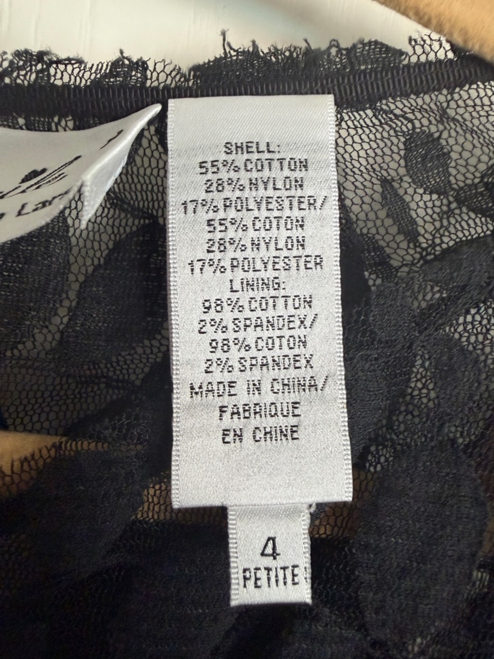 Beguile by Byron Lars Black Lace Sheath Dress 4P Floral Mesh Fitted Dark Romance - Picture 7 of 11